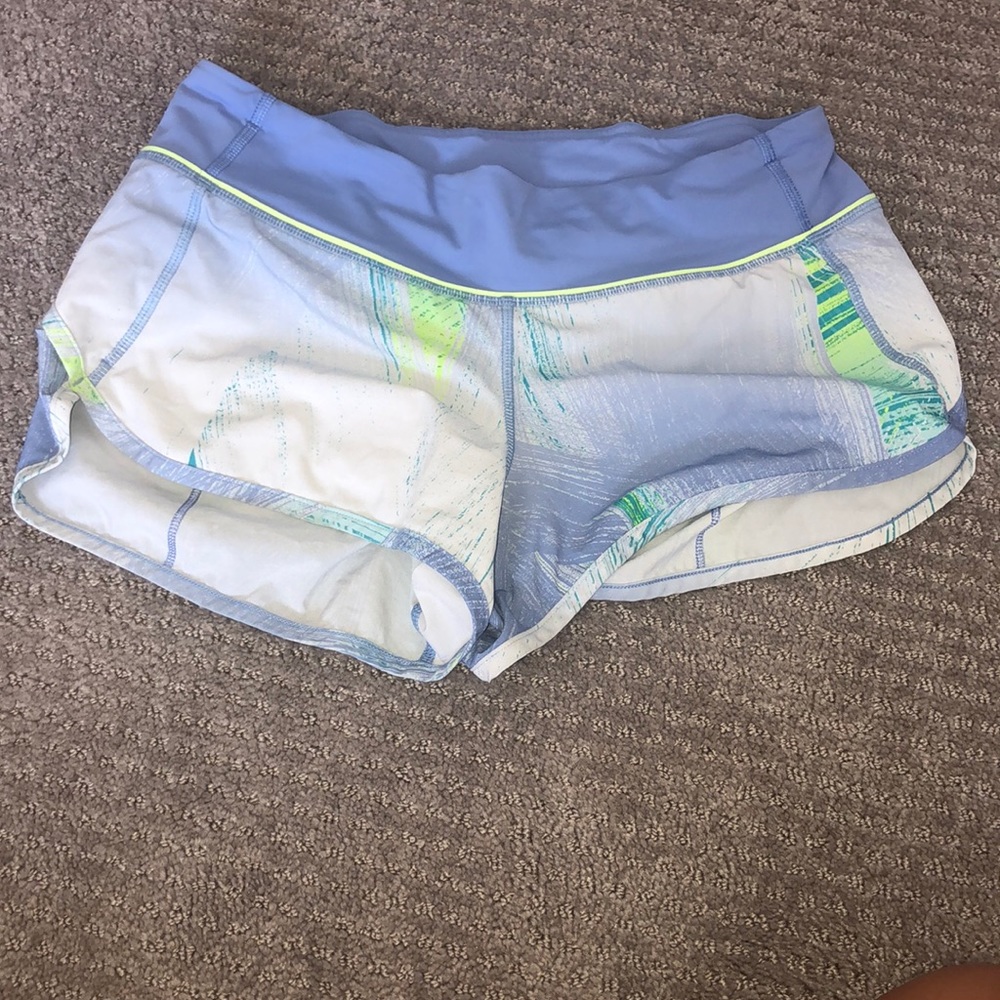Lululemon 2.5 speed shorts